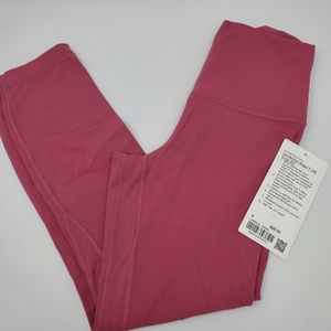 [ NWT ] Size 4 washed mauve pink lululemon align hr crop 23" leggings